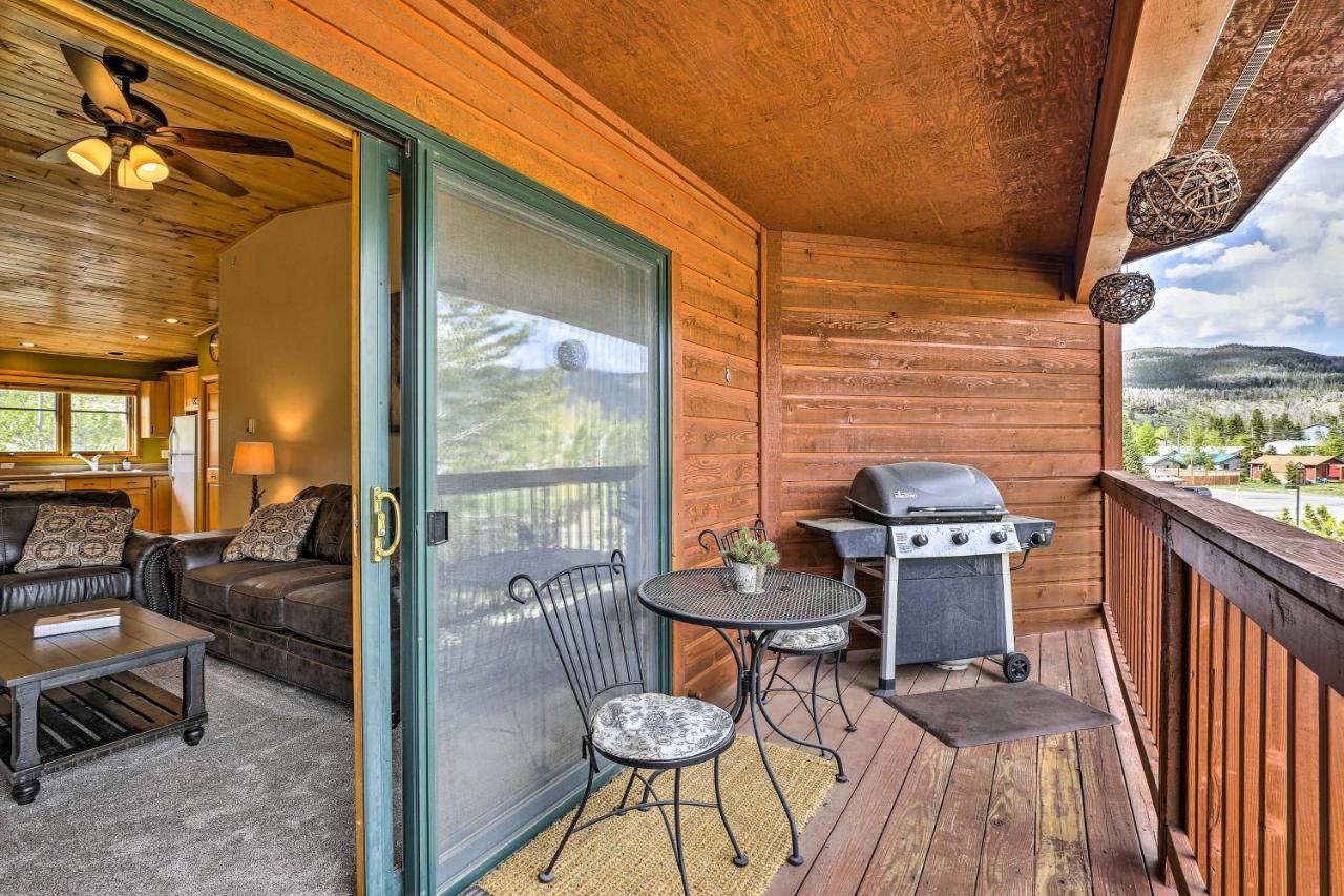Mountain-View Condo With Deck Walk To Grand Lake Exterior foto