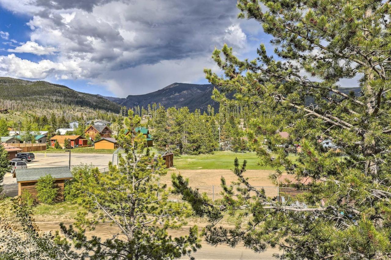 Mountain-View Condo With Deck Walk To Grand Lake Exterior foto